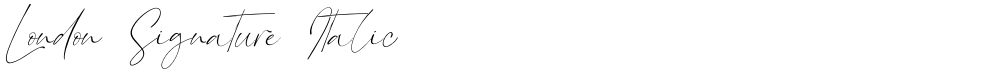 London Signature Italic