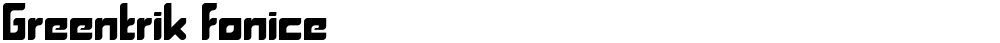 Greentrik fonice