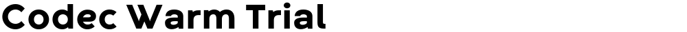 Codec Warm Trial