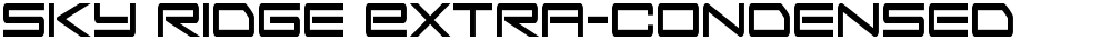 Sky Ridge Extra-Condensed