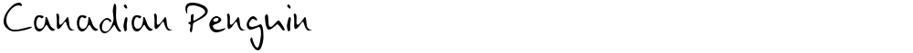 Canadian Penguin 