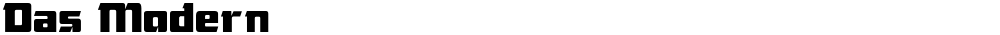 Das Modern