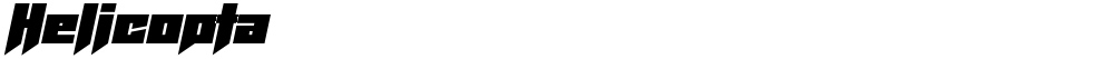 Helicopta