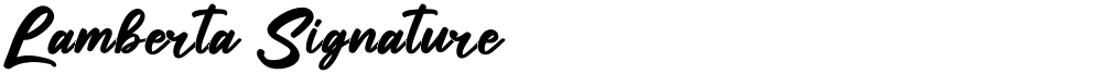 Lamberta Signature