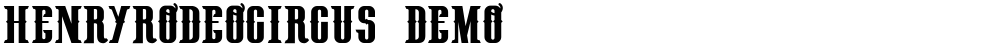 HenryRodeoCircus_demo
