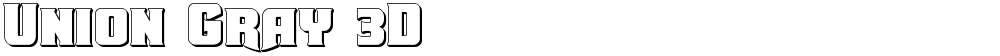 Union Gray 3D