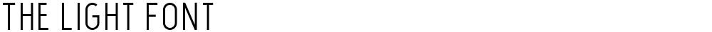 The Light Font