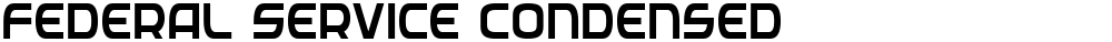 Federal Service Condensed