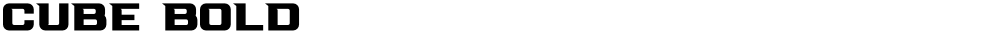 Cube Bold