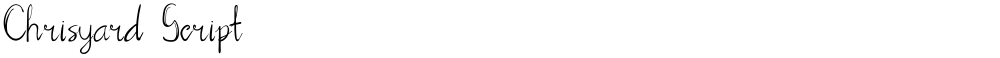 Chrisyard Script