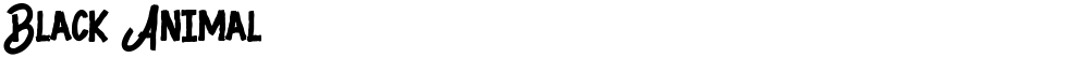 Black Animal