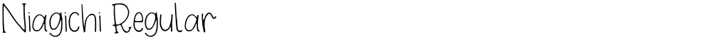 Niagichi Regular