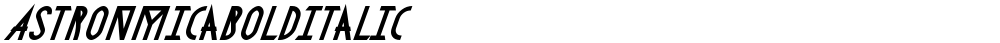 AstronmicaBoldItalic