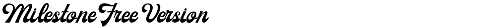 Milestone Free Version