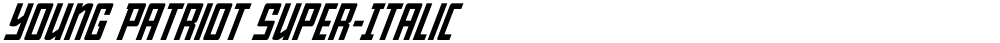 Young Patriot Super-Italic
