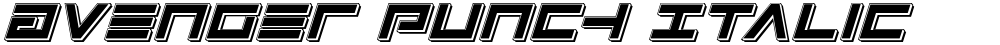 Avenger Punch Italic