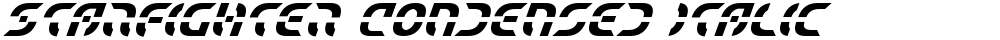 Starfighter Condensed Italic