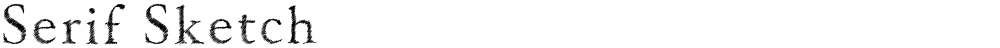 Serif Sketch
