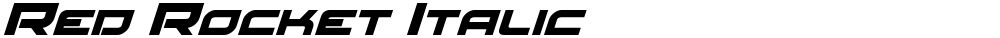 Red Rocket Italic