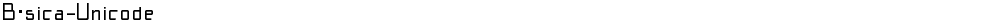 B·sica-Unicode