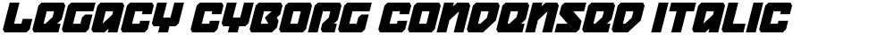 Legacy Cyborg Condensed Italic