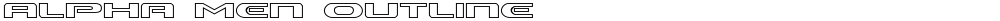 Alpha Men Outline