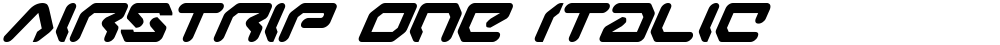 Airstrip One Italic