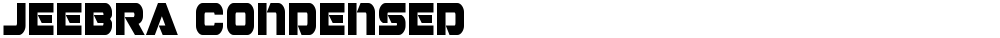 Jeebra Condensed