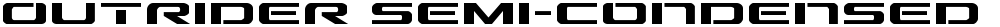 Outrider Semi-Condensed