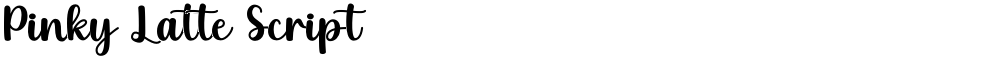 Pinky Latte Script