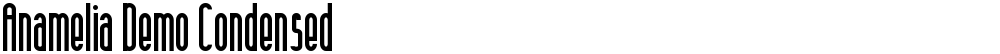 Anamelia Demo Condensed