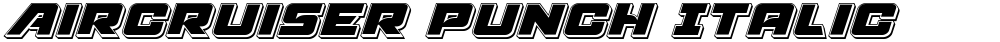 Aircruiser Punch Italic