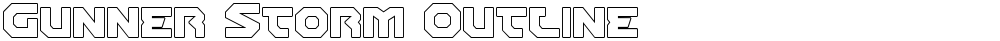 Gunner Storm Outline