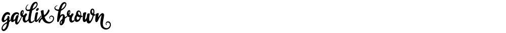garliXbrowN