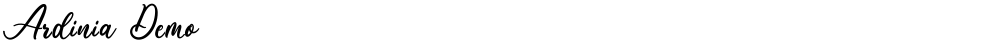 Ardinia Demo