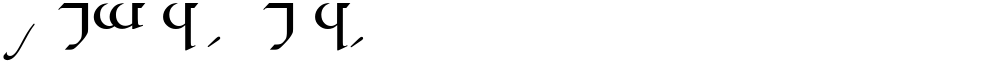 Tengwar Quenya-A