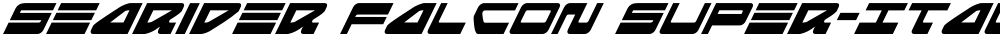 Searider Falcon Super-Italic