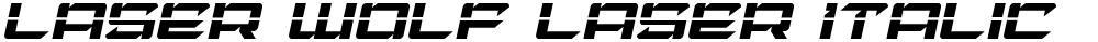 Laser Wolf Laser Italic