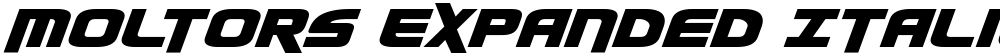 Moltors Expanded Italic