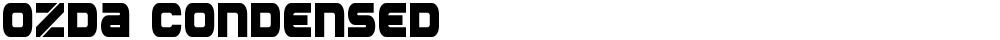 Ozda Condensed