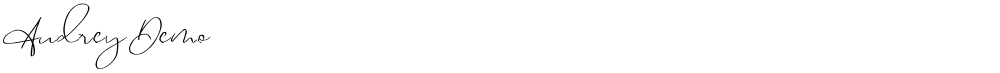 AudreyDemo