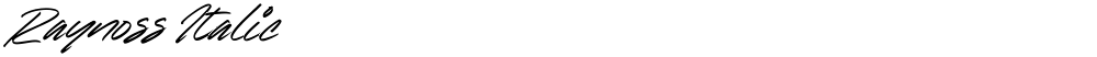 Raynoss Italic