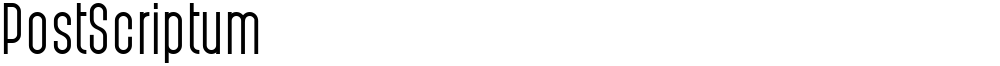 PostScriptum
