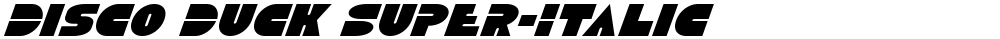 Disco Duck Super-Italic