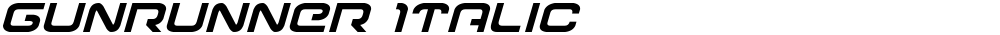 Gunrunner Italic