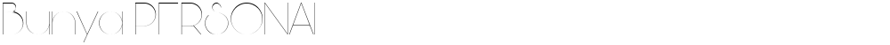 Bunya PERSONAL