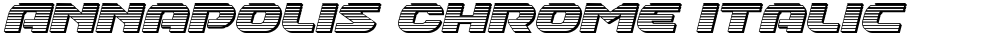 Annapolis Chrome Italic