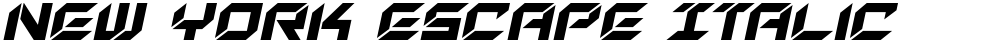 New York Escape Italic