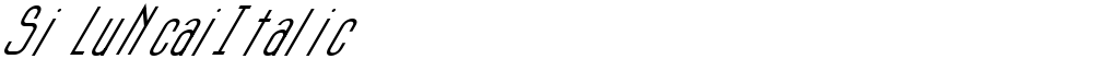 Si LuNcaiItalic