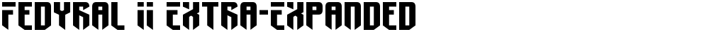 Fedyral II Extra-Expanded
